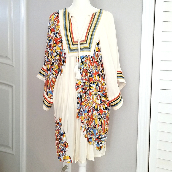 Tory Burch Psycho Geo Geometric Tunic Dress - Picture 3 of 9